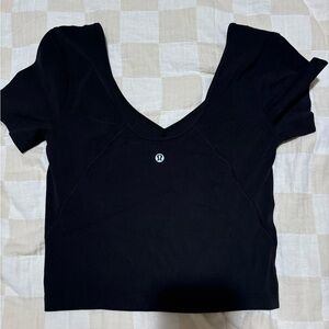 lululemon athletica Black Muscle Tee